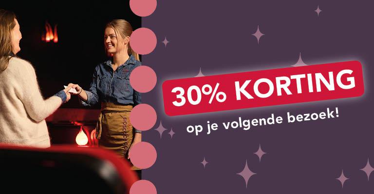 30% korting voucher
