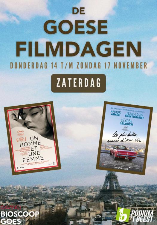 Goese Filmdagen: Lezing + Tweeluik Franse Film + Diner