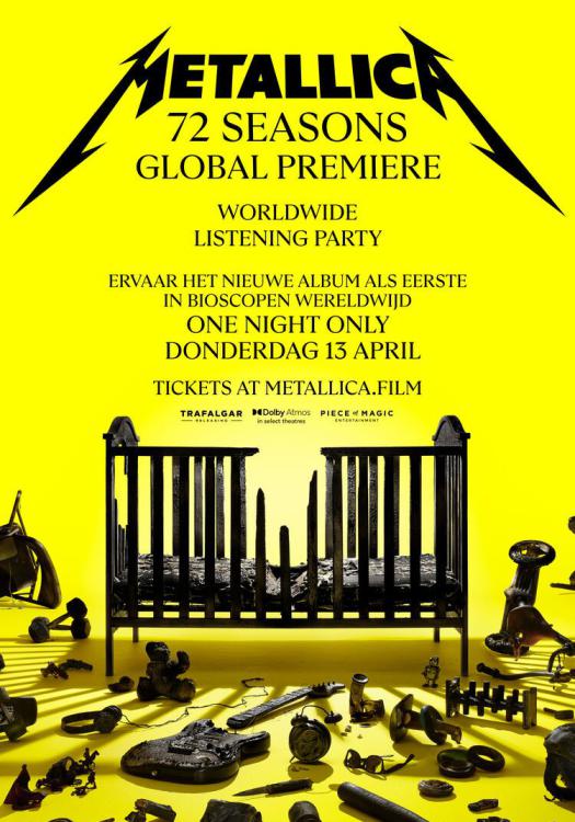 Metallica: 72 Seasons – Global Premiere - 13 april