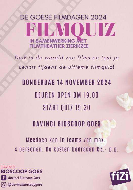 Goese Filmdagen 2024: Filmquiz